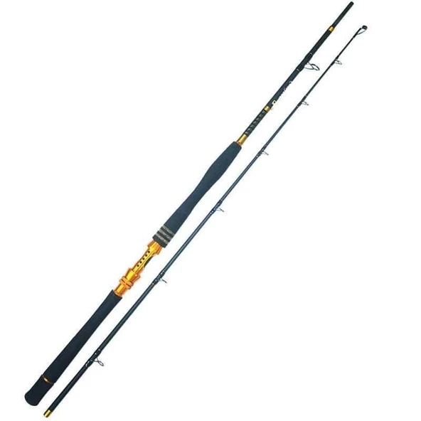 Albastar Deluxe Pro 210 cm 30 lbs Aksiyonlu Karbon Jig Olta Kamışı