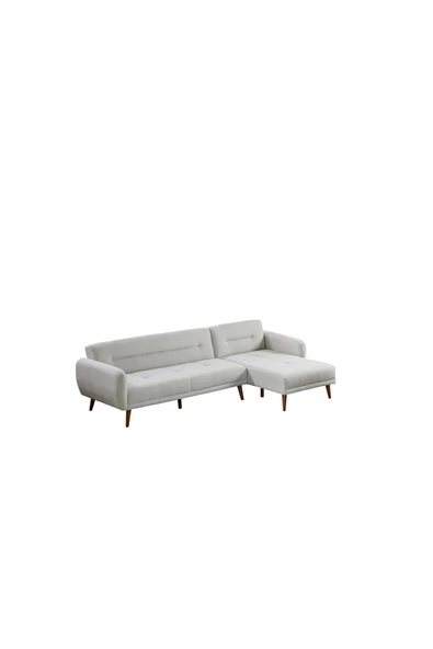 nikshop Galia Yataklı Köşe Koltuk Takımı - Bej - 4