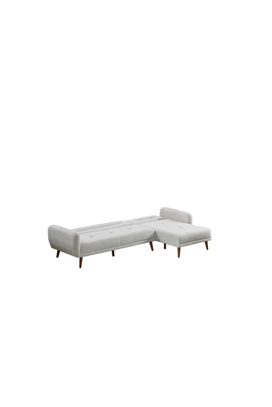nikshop Galia Yataklı Köşe Koltuk Takımı - Bej - 6