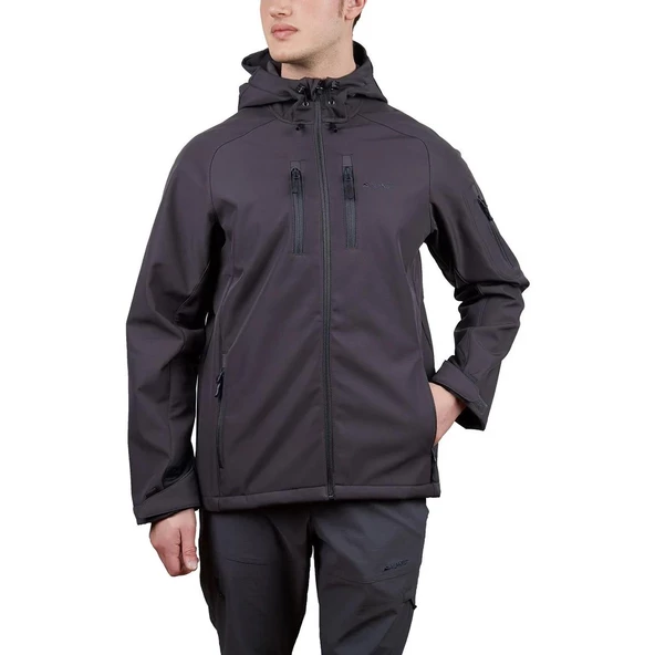 Alpinist Peak Softshell Erkek Outdoor Mont M Beden Antrasit