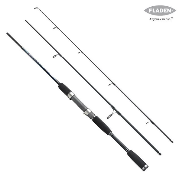 Fladen Maxximus Total Flexx 300 cm 40-80g Atarlı Karbon 3 Parça Spin Olta Kamışı - Resim 2