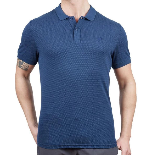 Alpinist Roc Erkek Polo T-Shirt Indigo-L