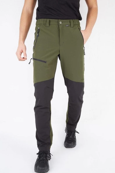 Alpinist Rugged Flex Erkek Pantolon M Beden Haki-Siyah