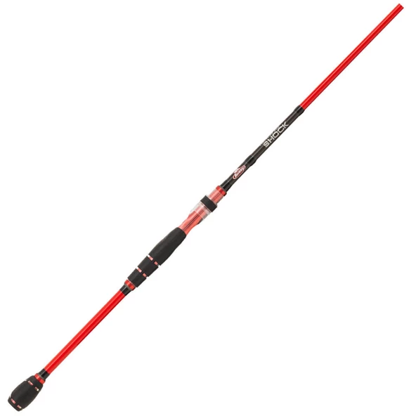 Berkley Shock Spining 244 cm 10-35g Atarlı Karbon Spin Olta Kamışı Red - Resim 3