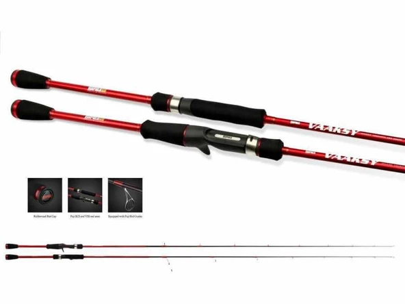 Rapala Vaaksy 198 cm 4-10lbs Aksiyonlu Karbon Spin Olta Kamışı