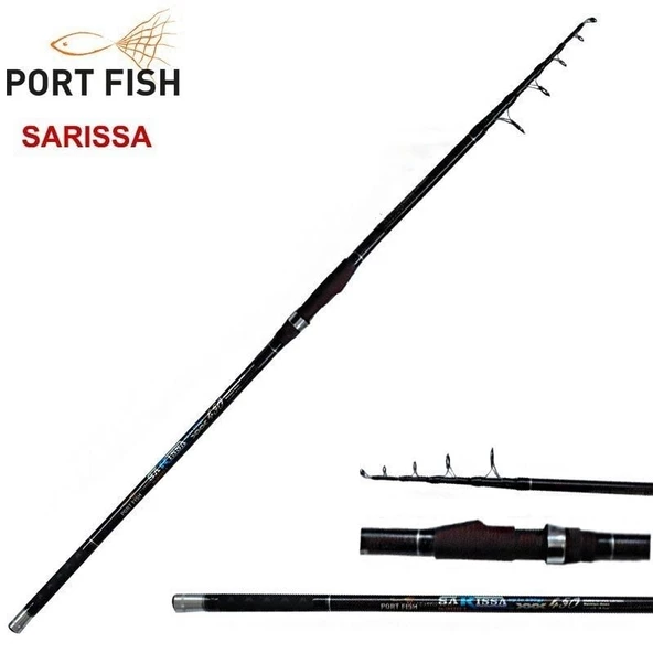 Portfish Sarissa 420 cm 250g Atarlı Karbon Surf Olta Kamışı - Resim 2