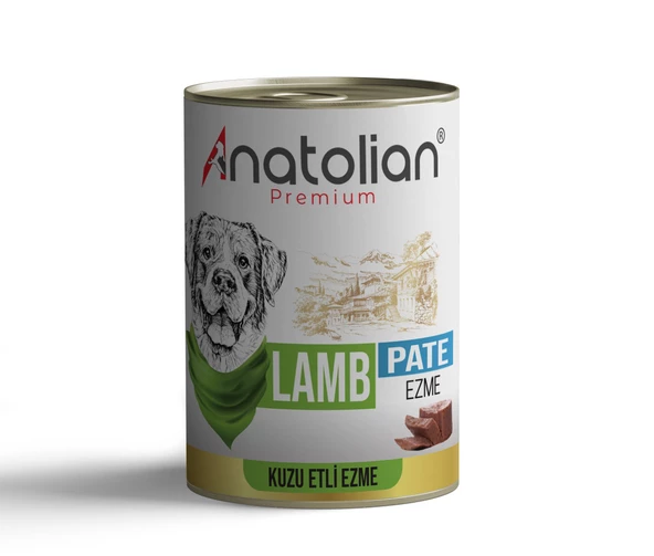 Anatolian Premium Adult Lamb Pate Kuzulu Yetişkin Köpek Ezme Konserve 400 gr