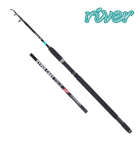 River Hyper Cast 180 cm 60-135g Aksiyonlu Karbon Tekne Olta Kamışı - Resim 2