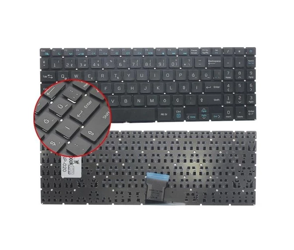 Casper Nirvana S500.1021-B600T-S Klavye Tuş Takımı Siyah TR ürün görseli 1