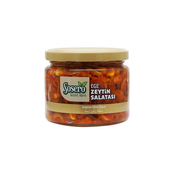 Ege Zeytin Salatası Cam Kavanoz 290 gr