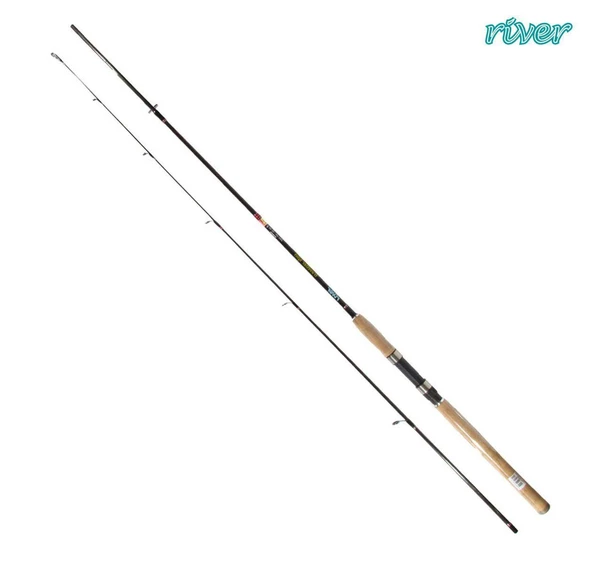 River Traveller Spin 210 cm 1-10g Atarlı Karbon LRF Olta Kamışı - Resim 2