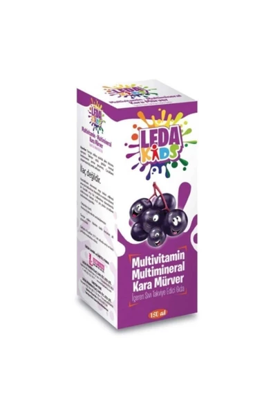 LEDAPHARMA Ledakids Sambu Kara Mürver Ekstresi 125 Ml