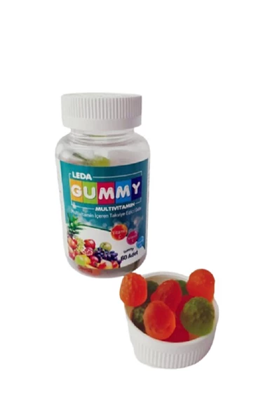 LEDAPHARMA leda gummy multivitamin 60 çiğneme tablet