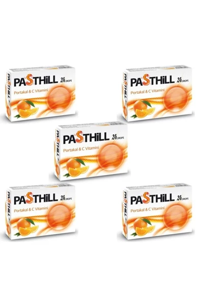 LEDAPHARMA Pasthill Portakal Vitamin C  Pastil X5 Adet