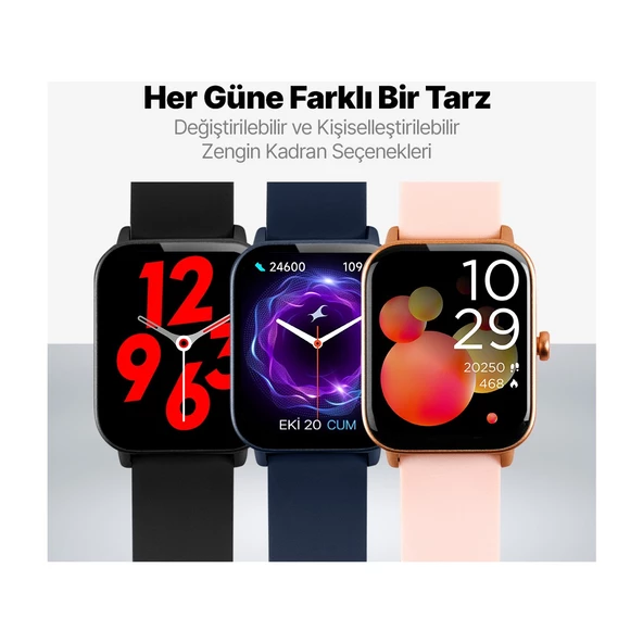Ttec Tempus 46MM Tft Ekranlı Dikdörtgen Kasa Akıllı Saat - 10