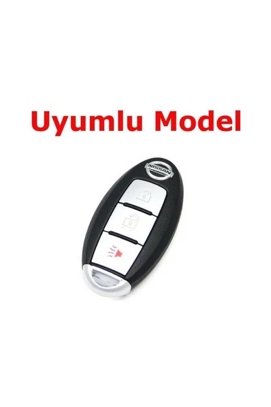 Nissan Qashqai Micra x Trail Juke Almera Uyumlu Lüks Silikon Anahtar Koruyucu 3 tuş - 3
