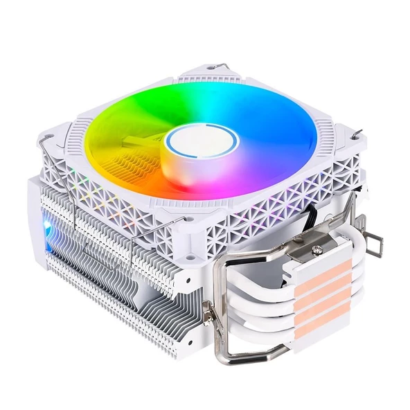 Snt Lc-400W 120 Mm. Argb Amd Intel İşlemci Soğutucu Beyaz - 3