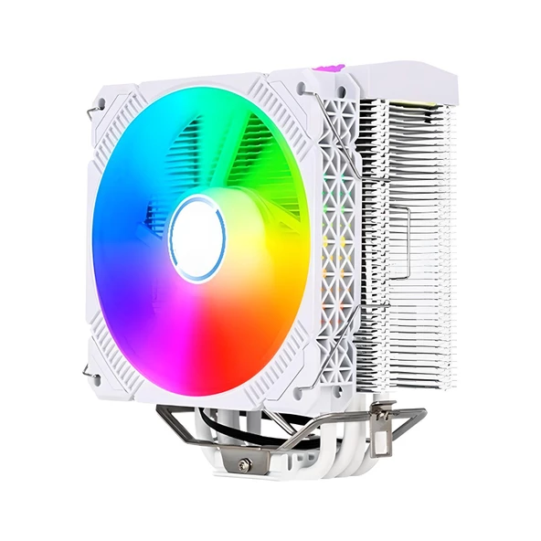 Snt Lc-400W 120 Mm. Argb Amd Intel İşlemci Soğutucu Beyaz - 4