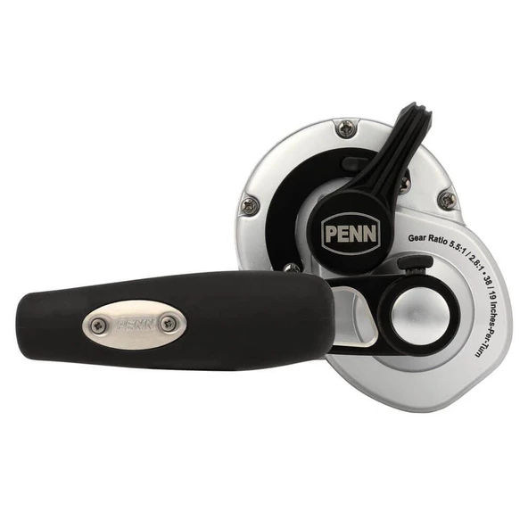 Penn Fathom II Lever Drag 10XNLD2 4+1 Bilyalı 6.2:1/2.8:1 Devirli Sağ El Çıkrık Olta Makinesi - Resim 4