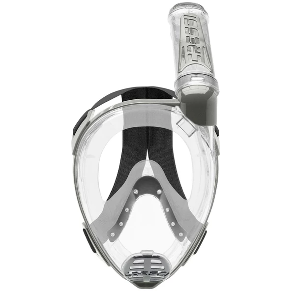 Cressi Duke M-L Beden Tam Yüz Maske Şeffaf-Gümüş - 4