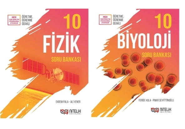 Nitelik Yayınları 10. Sınıf Fizik + Biyoloji Soru Bankası