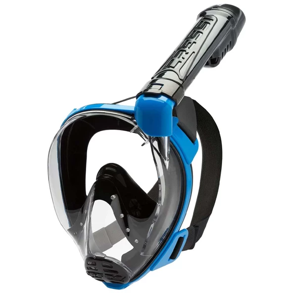 Cressi Baron S-M Beden Yetişkin Tam Yüz Maske Mavi-Siyah - 4