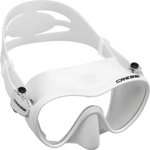 Cressi F1 Frameless Yetişkin Dalış Maskesi Beyaz - 1