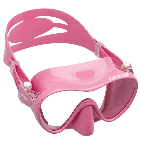 Cressi F1 Frameless Yetişkin Dalış Maskesi Pembe