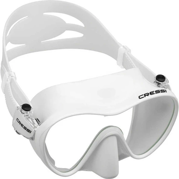 Cressi F1 Frameless Yetişkin Dalış Maskesi Beyaz - 4