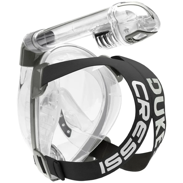 Cressi Duke M-L Beden Tam Yüz Maske Şeffaf-Gümüş - 5