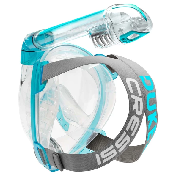 Cressi Duke M-L Beden Tam Yüz Maske Açık Mavi - 5