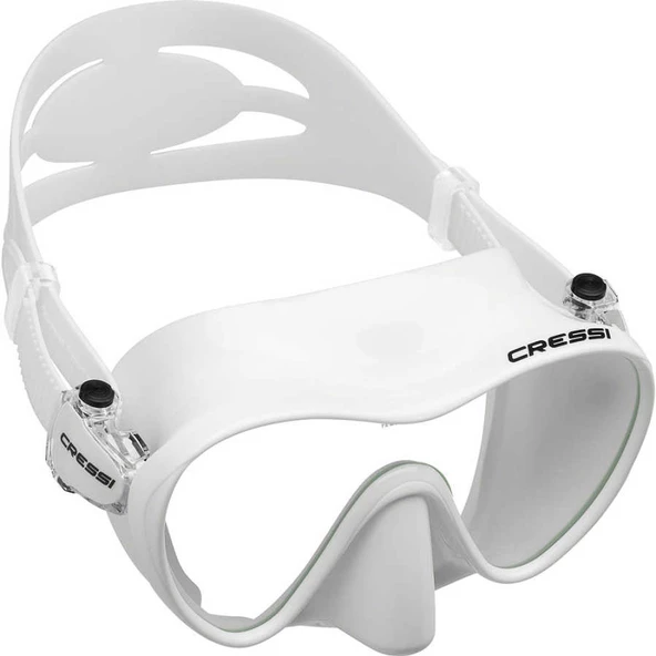 Cressi F1 Frameless Yetişkin Dalış Maskesi Beyaz - 2