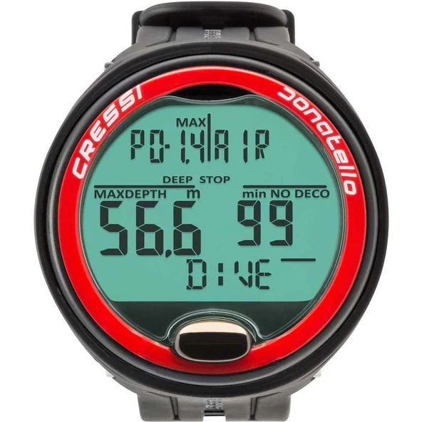Cressi Donatello Diving Computer Kırmızı Dalış Bilgisayarı - 2