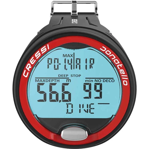 Cressi Donatello Diving Computer Kırmızı Dalış Bilgisayarı - 3