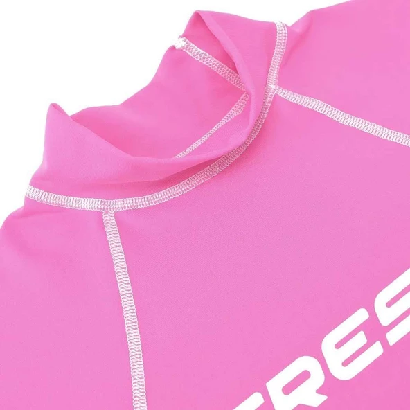 Cressi Lady Kısa Kollu Pembe Yetişkin Rash Guard Large