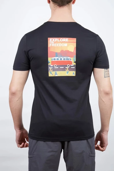 Alpinist Vassi Erkek T-Shirt Beden L Siyah - 3