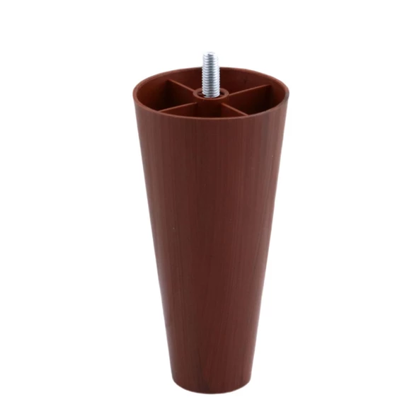 Mobilya Yükseltici Sehpa Kanepe TV Ünitesi Koltuk Ayağı Baza Ayaklar Plastik Ayak 14 cm Ceviz 4 Adet - Resim 4