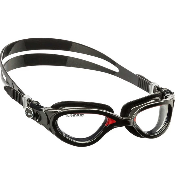 Cressi Flash Yetişkin Deniz Gözlüğü CLEAR-BLACK-BLACK RED - 2