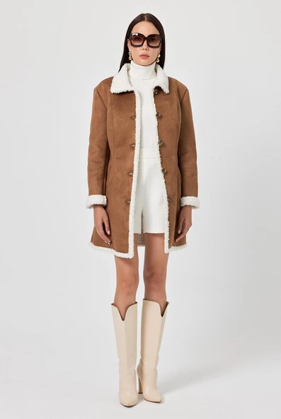 Rona Taba Kürklü Mont - 2