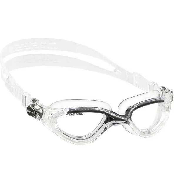 Cressi Flash Yetişkin Deniz Gözlüğü CLEAR-CLEAR-BLACK