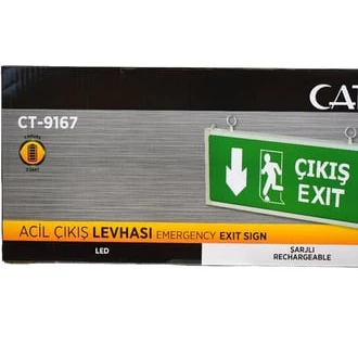 3W EXIT ÇIKIŞ ARMATÜRÜ LEDLİ 3 SAAT AKÜLÜ