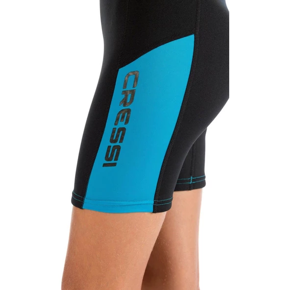 Cressi Little Shark Junior 2 mm Çocuk Shorty Dalış Elbisesi Mavi 9/10 YAŞ - 8