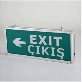 3W EXIT ÇIKIŞ ARMATÜRÜ LEDLİ 3 SAAT AKÜLÜ