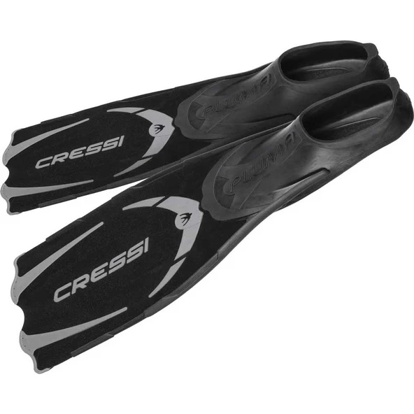Cressi Pluma Siyah-Gümüş Dalış Paleti NO:43-44 - 2