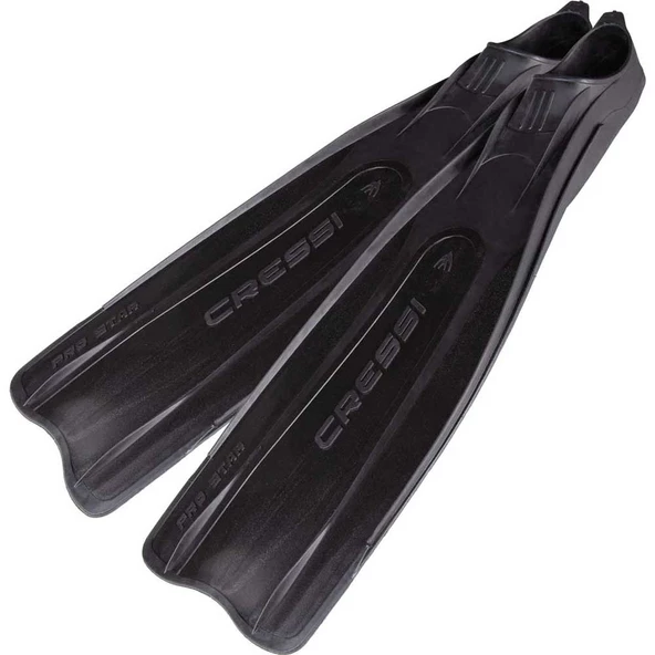 Cressi Pro Star Siyah Dalış Paleti NO:43-44 - 2