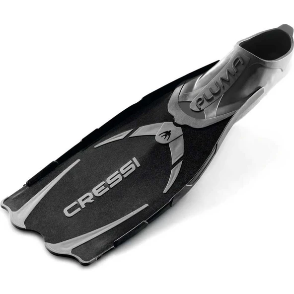 Cressi Pluma Siyah-Gümüş Dalış Paleti NO:39-40