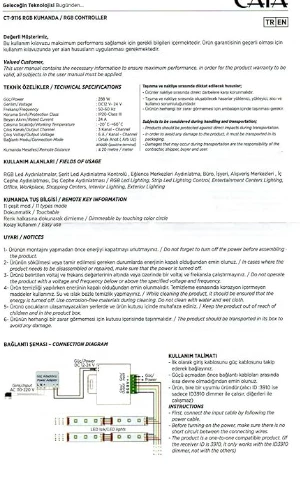 PROFESYONEL RGB KUMANDA ( SUPER SLIM ) - 2