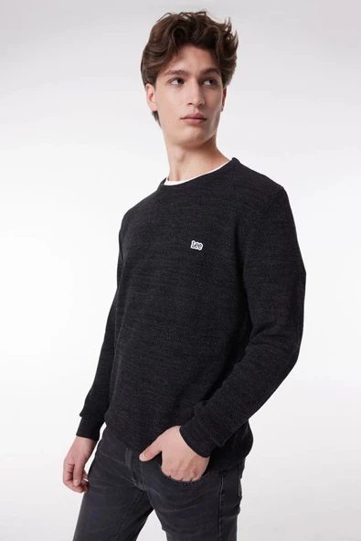 Lee Regular Fit Normal Kesim Sıfır Yaka Triko - 3