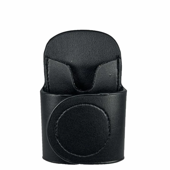 Vegan Deri Stetoskop Tutucu Organizer Holder Siyah - 5
