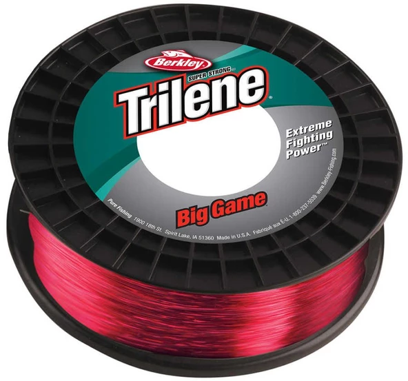 Berkley Trilene Big Game 0.56 mm 600m Kırmızı Misina 20kg Çeker